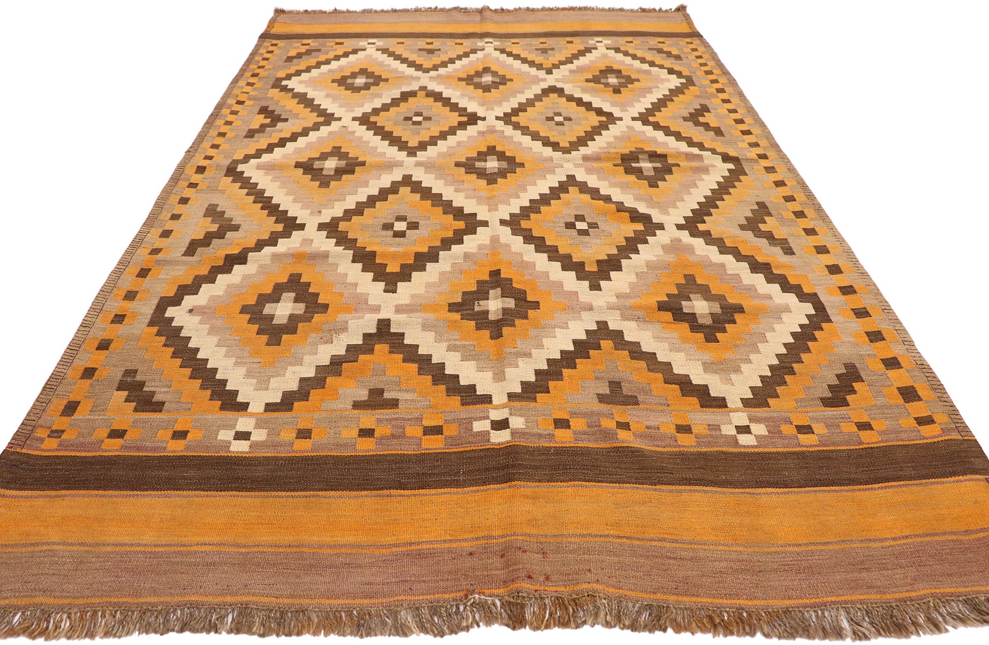 6 x 9 Vintage Afghan Kilim Rug 77948