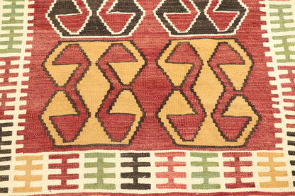 3 x 4 Vintage Persian Shiraz Kilim Rug 77950