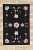 4 x 6 Vintage Chinese Floral Kilim Rug 77951