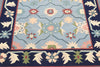 4 x 6 Vintage Romanian Floral Kilim Rug 77954