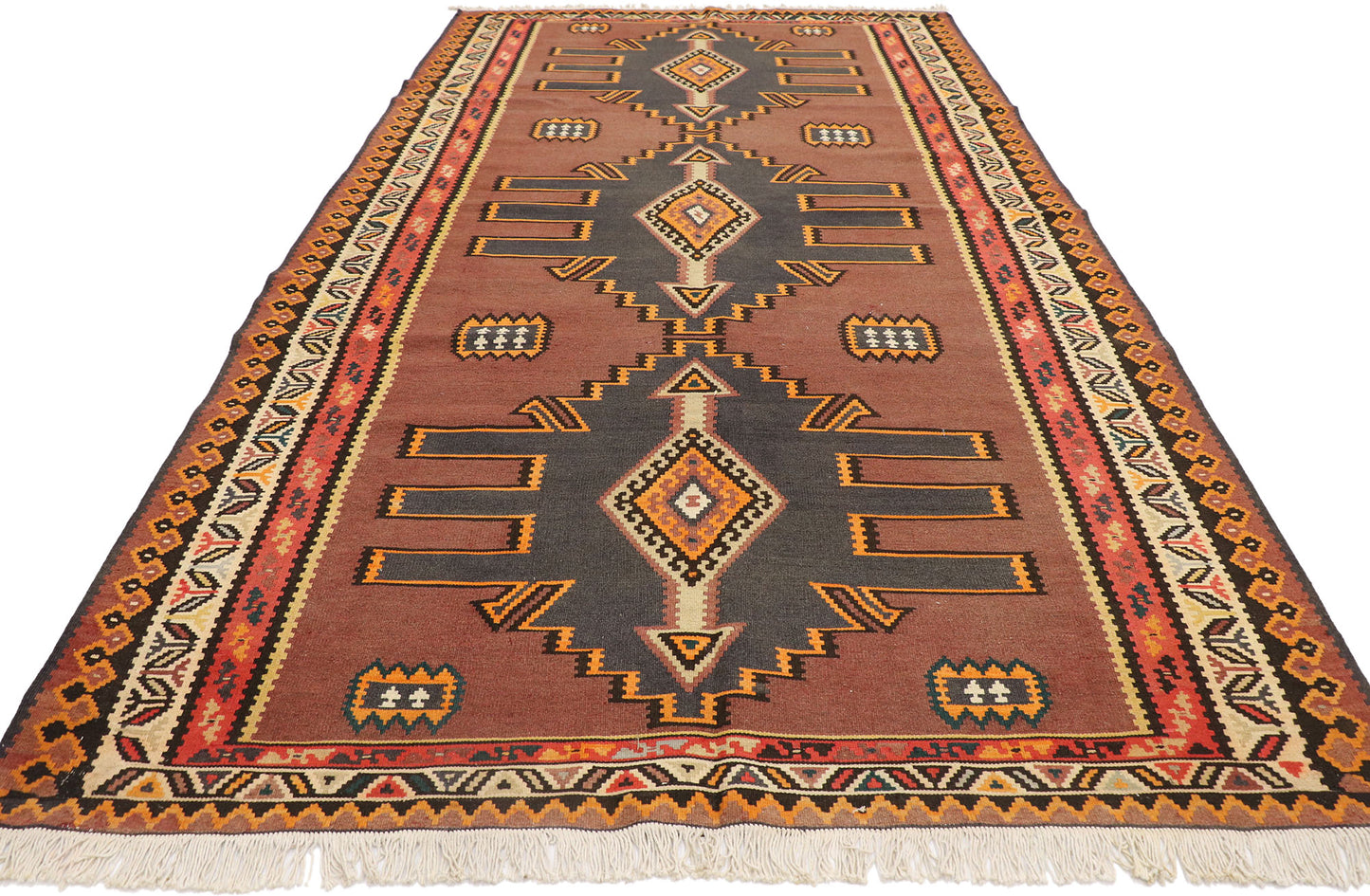 6 x 10 Vintage Turkish Kilim Rug 77956