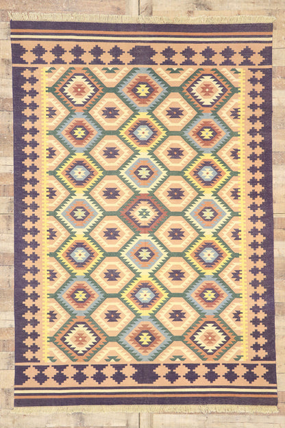 6 x 9 Vintage Afghan Kilim Rug 77957
