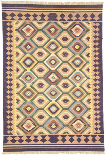 6 x 9 Vintage Afghan Kilim Rug 77957