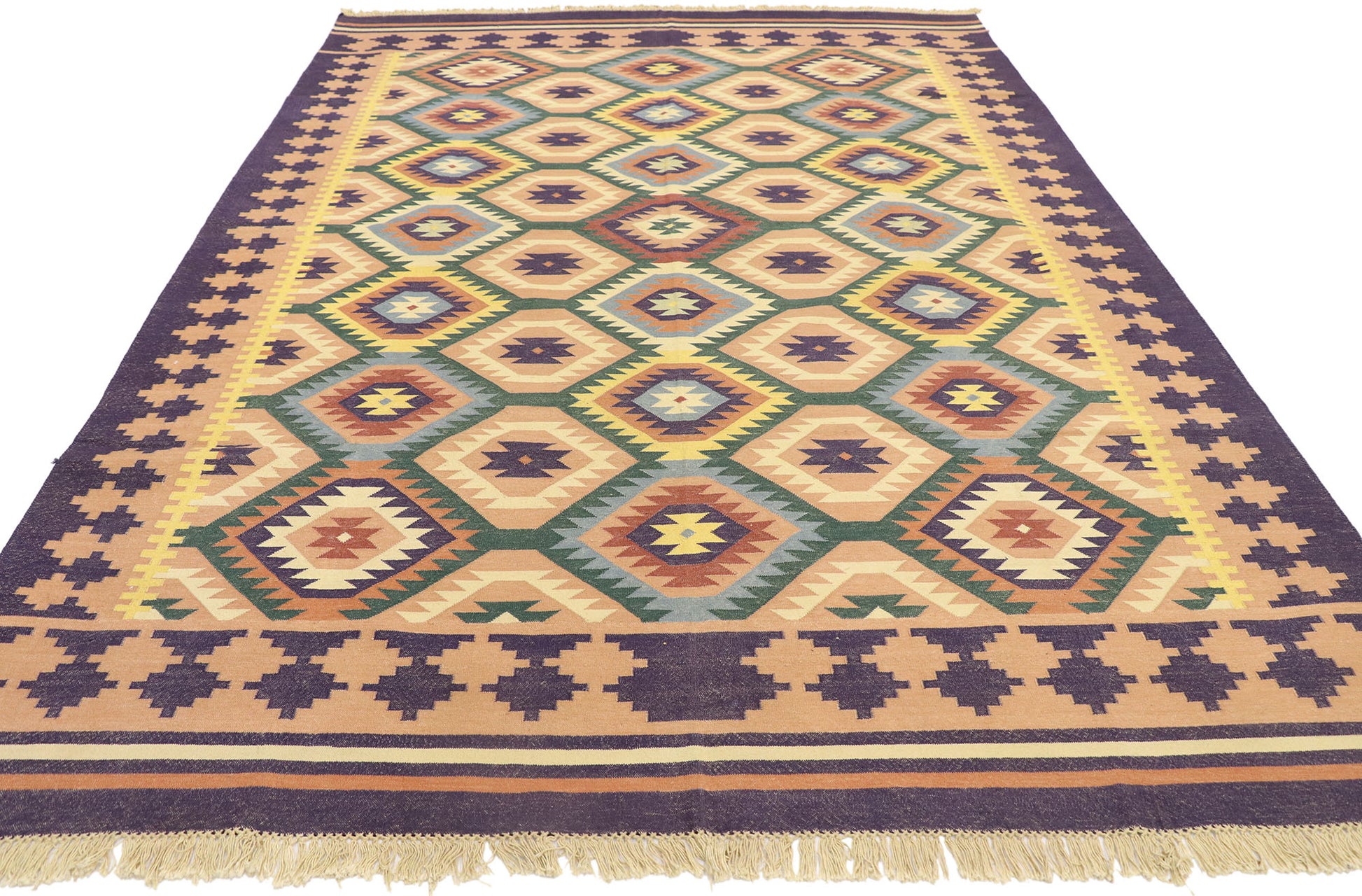 6 x 9 Vintage Afghan Kilim Rug 77957