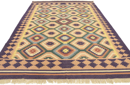 6 x 9 Vintage Afghan Kilim Rug 77957