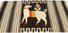 3 x 5 Vintage Mexican Kilim Sarape Rug 77962