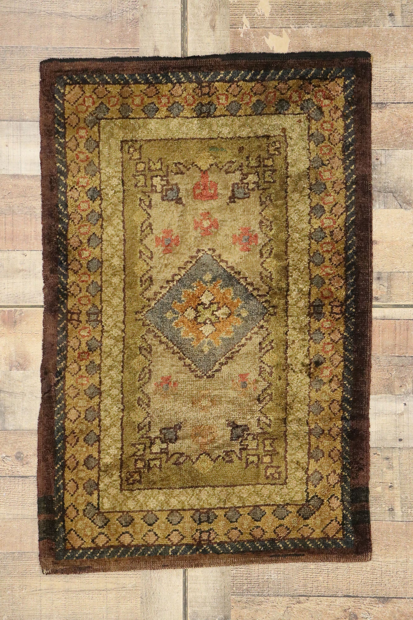 2 x 4 Vintage Portuguese Rug 77963