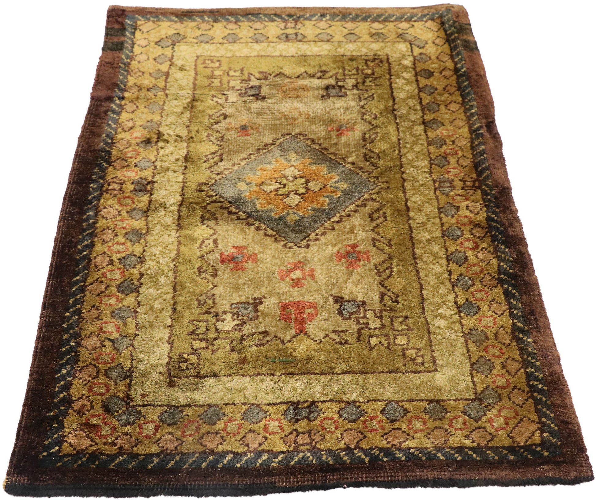 2 x 4 Vintage Portuguese Rug 77963