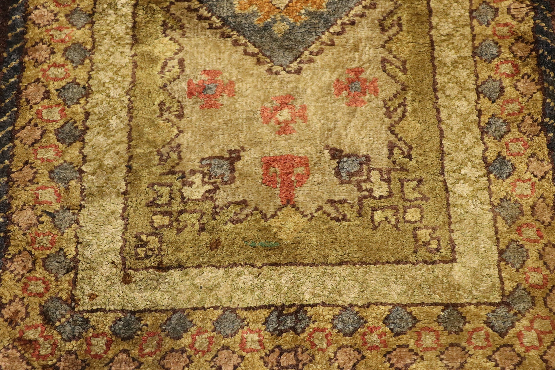 2 x 4 Vintage Portuguese Rug 77963