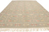9 x 12 Vintage Oltenian Romanian Floral Kilim Rug 77966