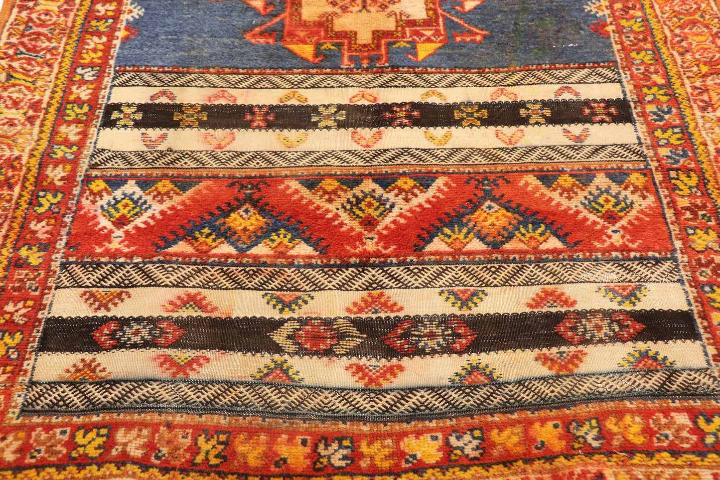 5 x 7 Vintage Turkish Oushak Rug 77968