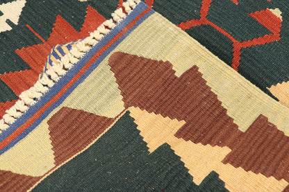 3 x 4 Vintage Persian Shiraz Kilim Rug 77972