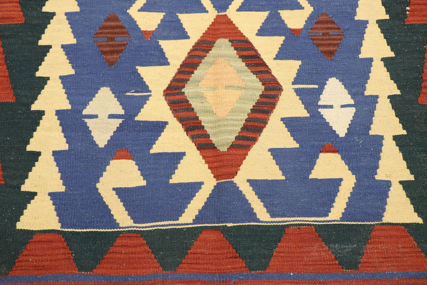 3 x 4 Vintage Persian Shiraz Kilim Rug 77973