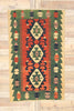 4 x 6 Vintage Persian Shiraz Kilim Rug 77981