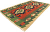 4 x 6 Vintage Persian Shiraz Kilim Rug 77981