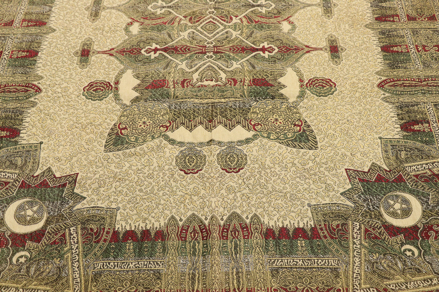 5 x 8 Vintage Granada Spanish Embroidered Textile 77984
