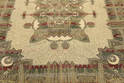 5 x 8 Vintage Granada Spanish Embroidered Textile 77984