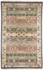 5 x 9 Vintage Indian Stone Wash Dhurrie Rug 77985