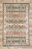 5 x 9 Vintage Indian Stone Wash Dhurrie Rug 77985