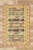 4 x 6 Vintage Indian Stone Wash Dhurrie Rug 77989