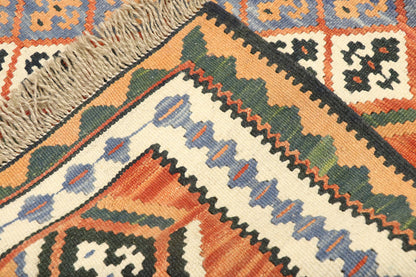 3 x 5 Vintage Persian Shiraz Kilim Rug 77990