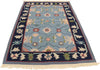 4 x 6 Vintage Romanian Floral Kilim Rug 77991