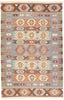 4 x 6 Vintage Persian Shiraz Kilim Rug 77992