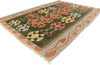 4 x 6 Vintage Persian Shiraz Kilim Rug 77995
