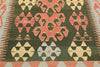 4 x 6 Vintage Persian Shiraz Kilim Rug 77995