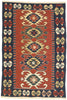 4 x 6 Vintage Persian Shiraz Kilim Rug 77996