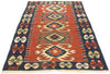 4 x 6 Vintage Persian Shiraz Kilim Rug 77996
