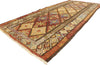 4 x 9 Vintage Persian Bijar Kilim Rug 78001