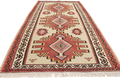 5 x 10 Vintage Turkish Kilim Rug 78005