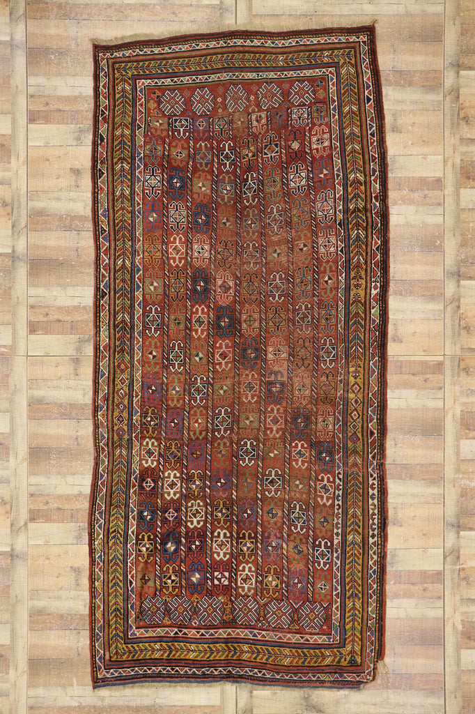 6 x 13 Antique Afghan Bashir Rug 78010