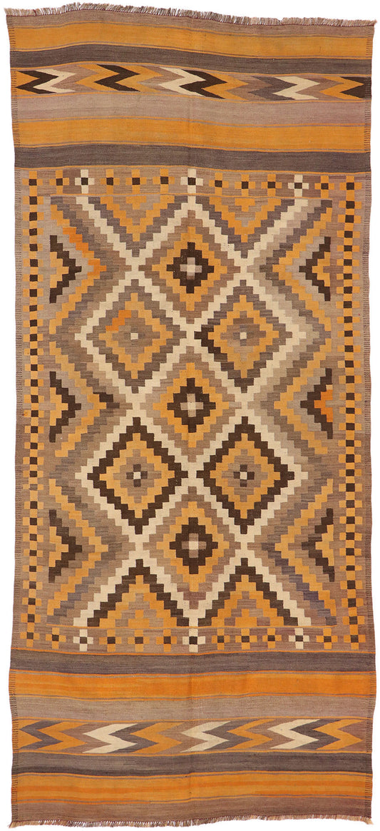 5 x 12 Vintage Afghan Kilim Rug 78011