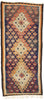 4 x 10 Vintage Persian Bijar Kilim Rug 78015