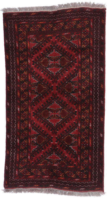 3 x 6 Vintage Persian Baluch Rug 78020