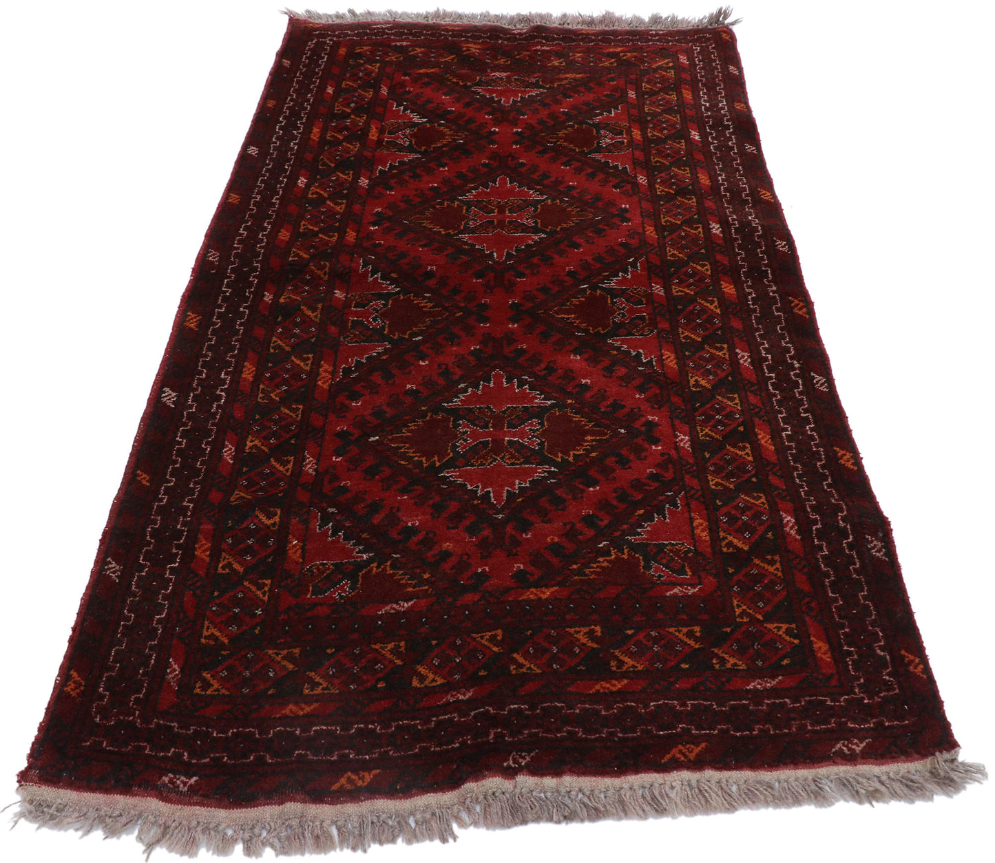 3 x 6 Vintage Persian Baluch Rug 78020
