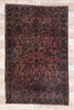 4 x 7 Antique Persian Sarouk Rug 78029