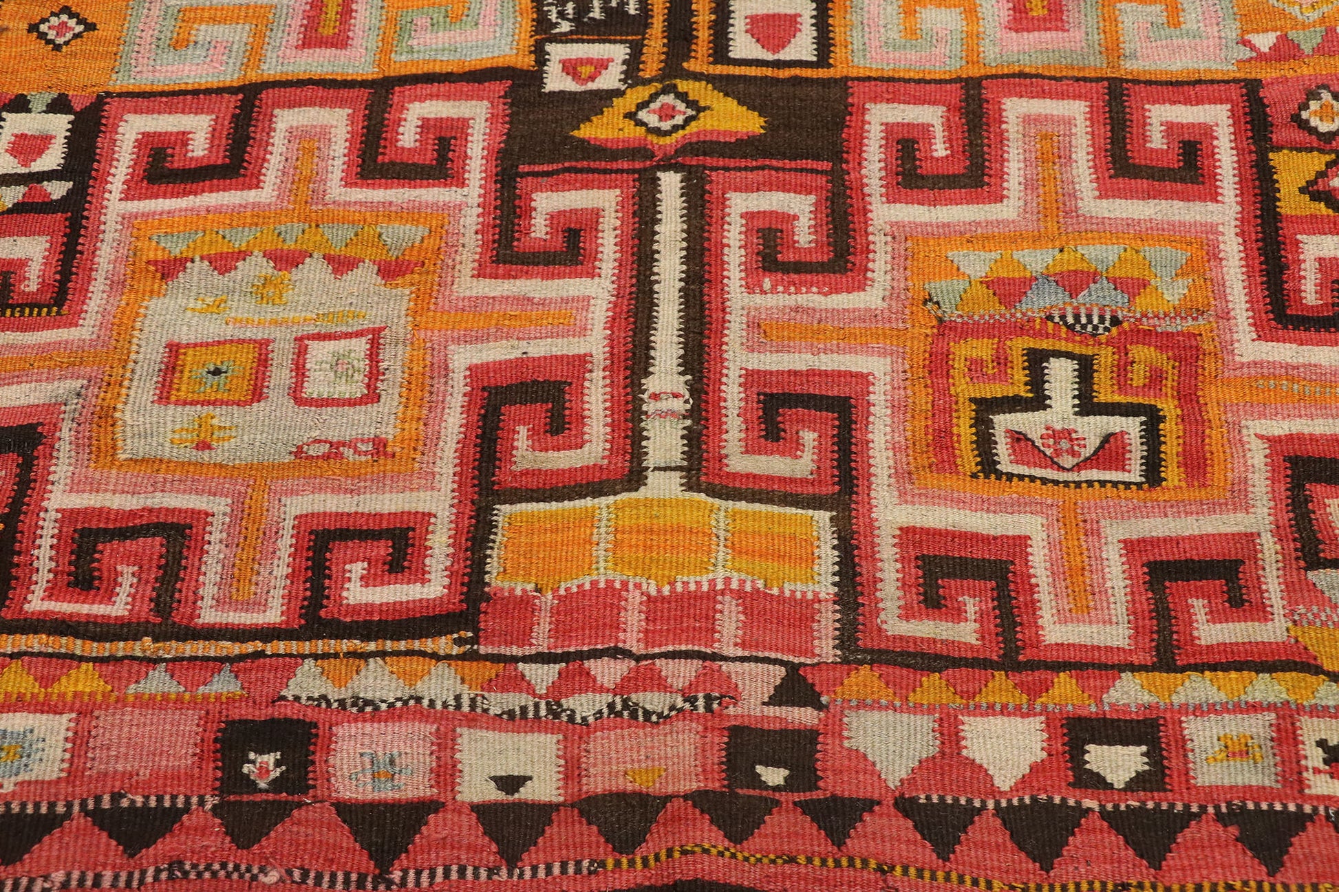 4 x 12 Vintage Turkish Kilim Rug 78030