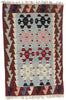 4 x 6 Vintage Persian Shiraz Kilim Rug 78033