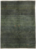 6 x 8 Vintage Persian Green Gabbeh Rug 78040
