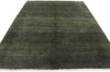 6 x 8 Vintage Persian Green Gabbeh Rug 78040