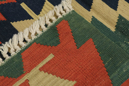 3 x 8 Vintage Persian Shiraz Kilim Runner 78044