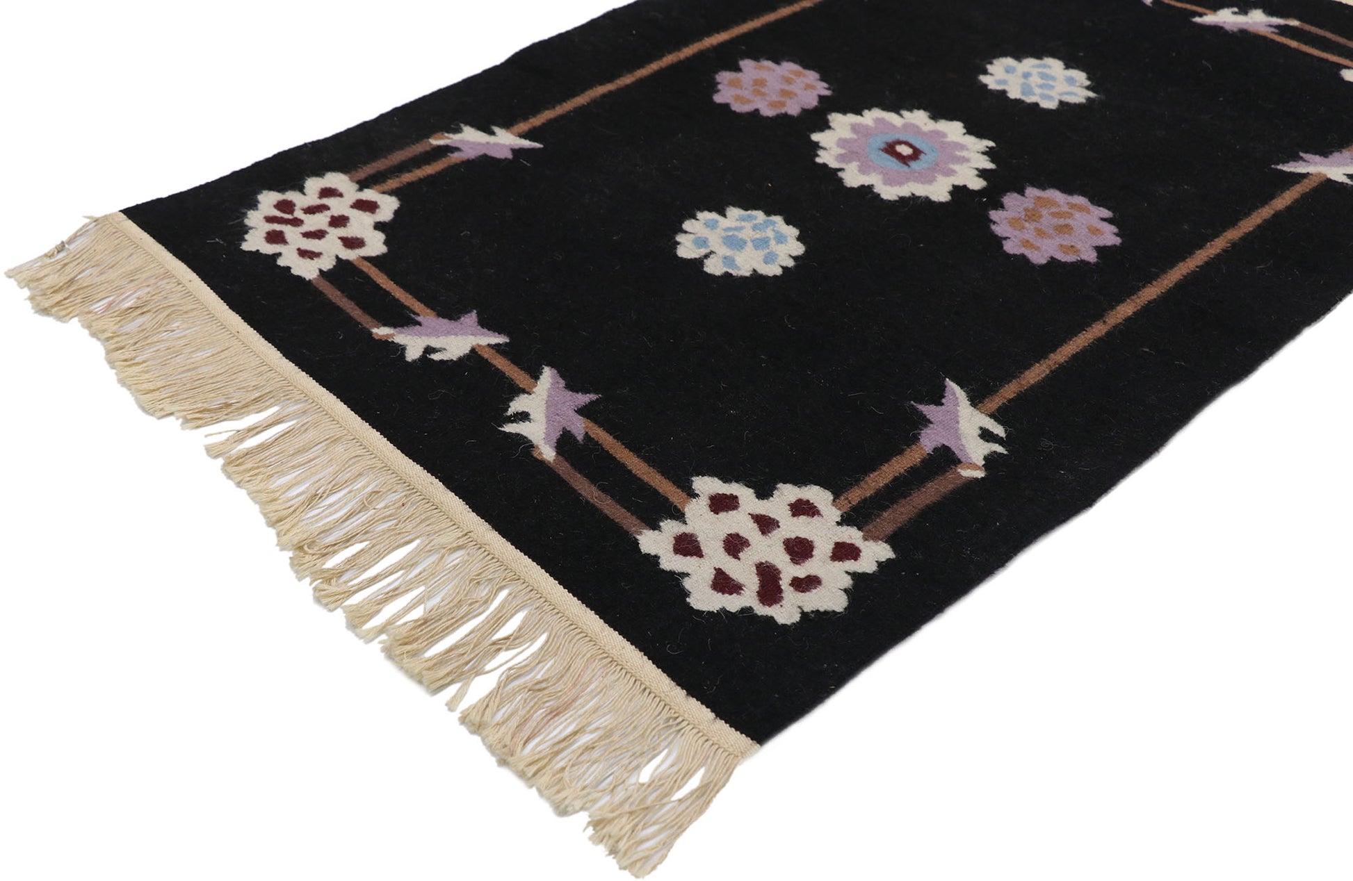 2 x 3 Vintage Chinese Kilim Rug 78045