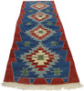 3 x 8 Vintage Persian Shiraz Kilim Runner 78047