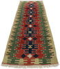 3 x 8 Vintage Persian Shiraz Kilim Runner 78051