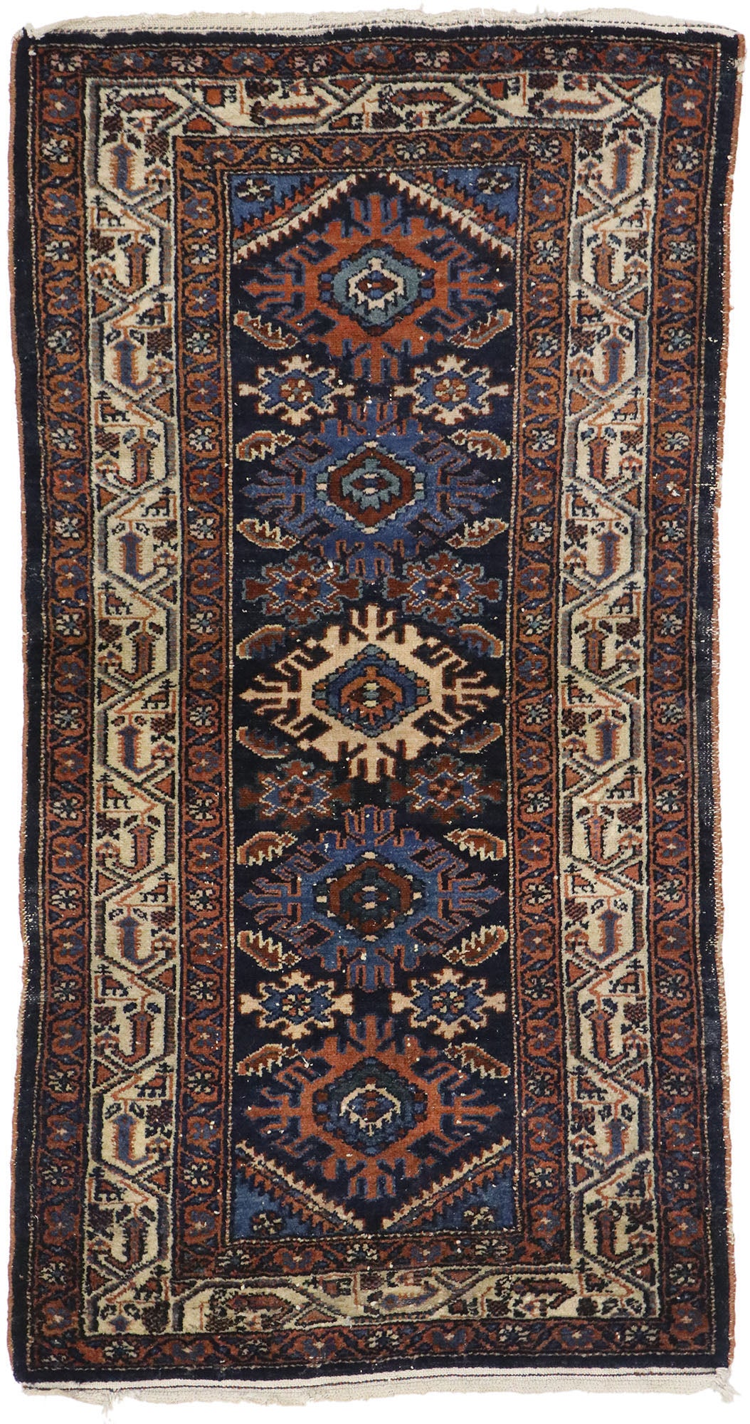 3 x 5 Vintage Persian Heriz Rug 78053