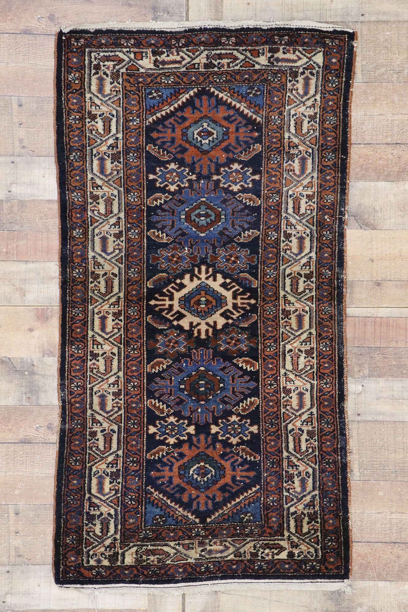 3 x 5 Vintage Persian Heriz Rug 78053