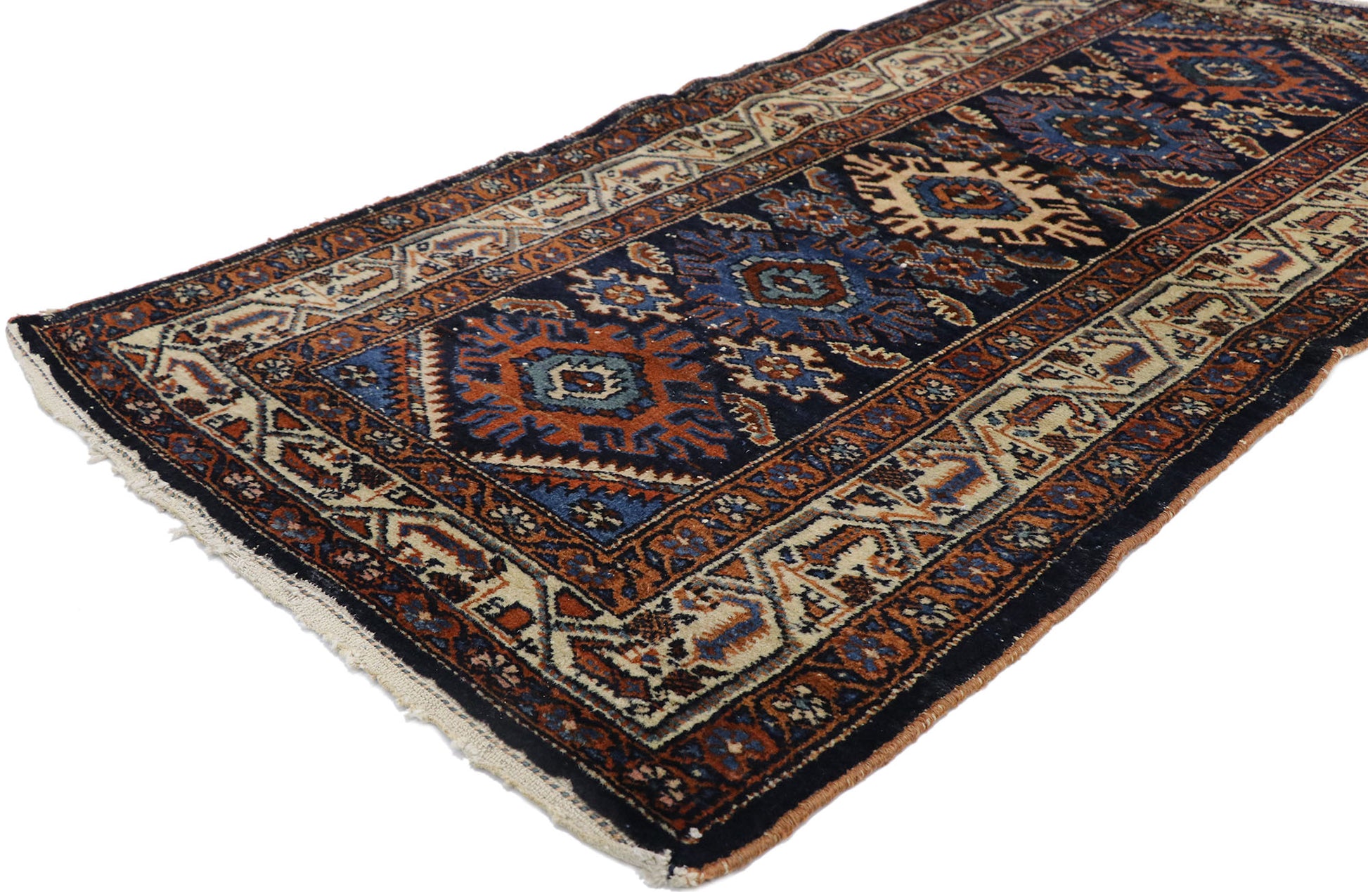 3 x 5 Vintage Persian Heriz Rug 78053